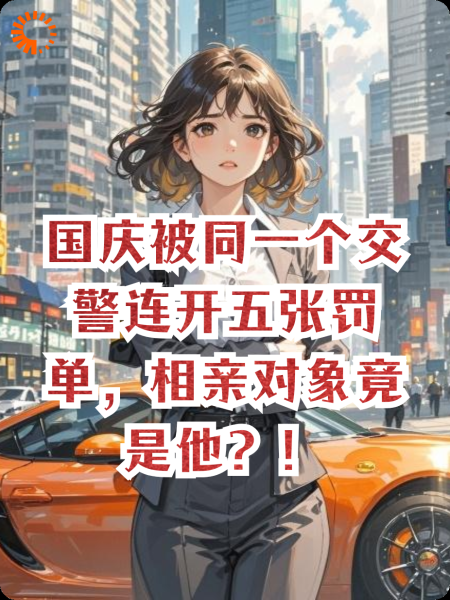 国庆被同一个交警连开五张罚单，相亲对象竟是他？！