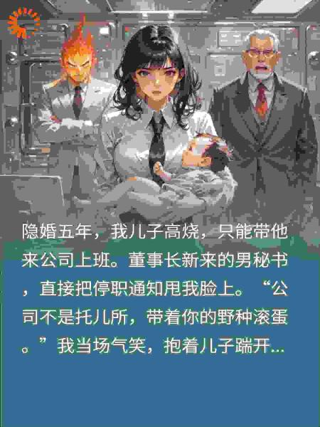 带娃上班被停职，我把娃扔上董事长桌：你孙子我不要了