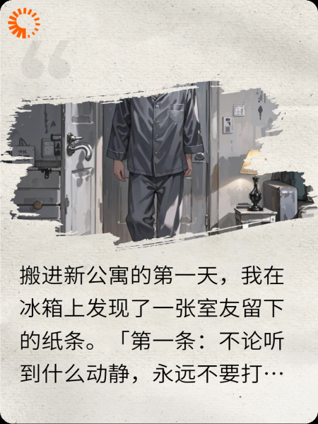 每晚敲我门的，是和我合租的什么东西