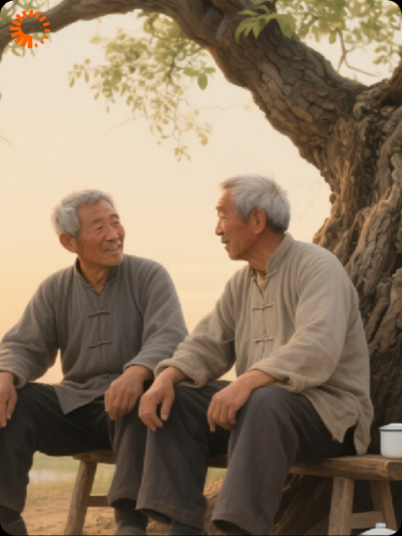 老槐树下兄弟
