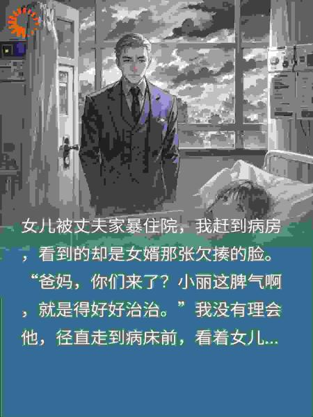 女儿被家暴住院，我：500万嫁妆绝不要回，女婿却慌了