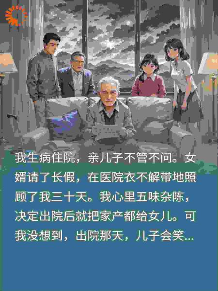 惊！我女婿竟是我儿高价请来的“职业孝子”