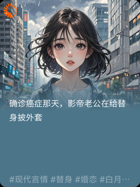确诊癌症那天，影帝老公在给替身披外套