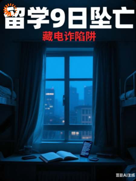 留学9日坠亡，藏电诈陷阱