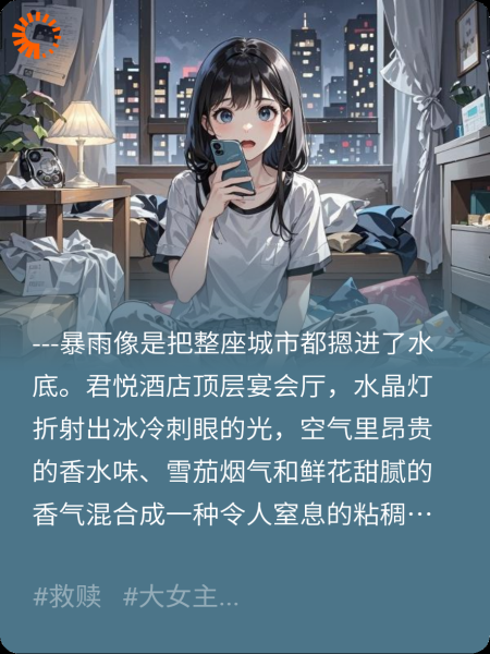 豪门惊魂夜与灰姑娘的绝地反击