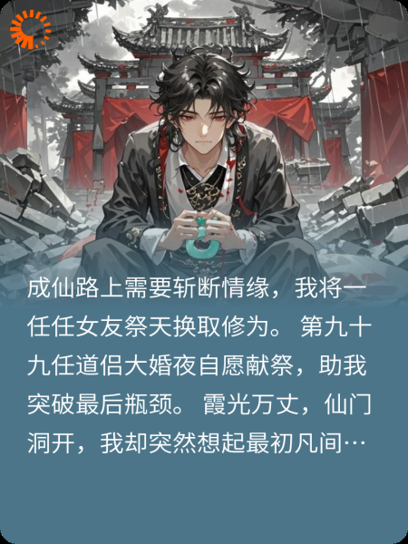 为了飞升，我祭了九十九任道侣