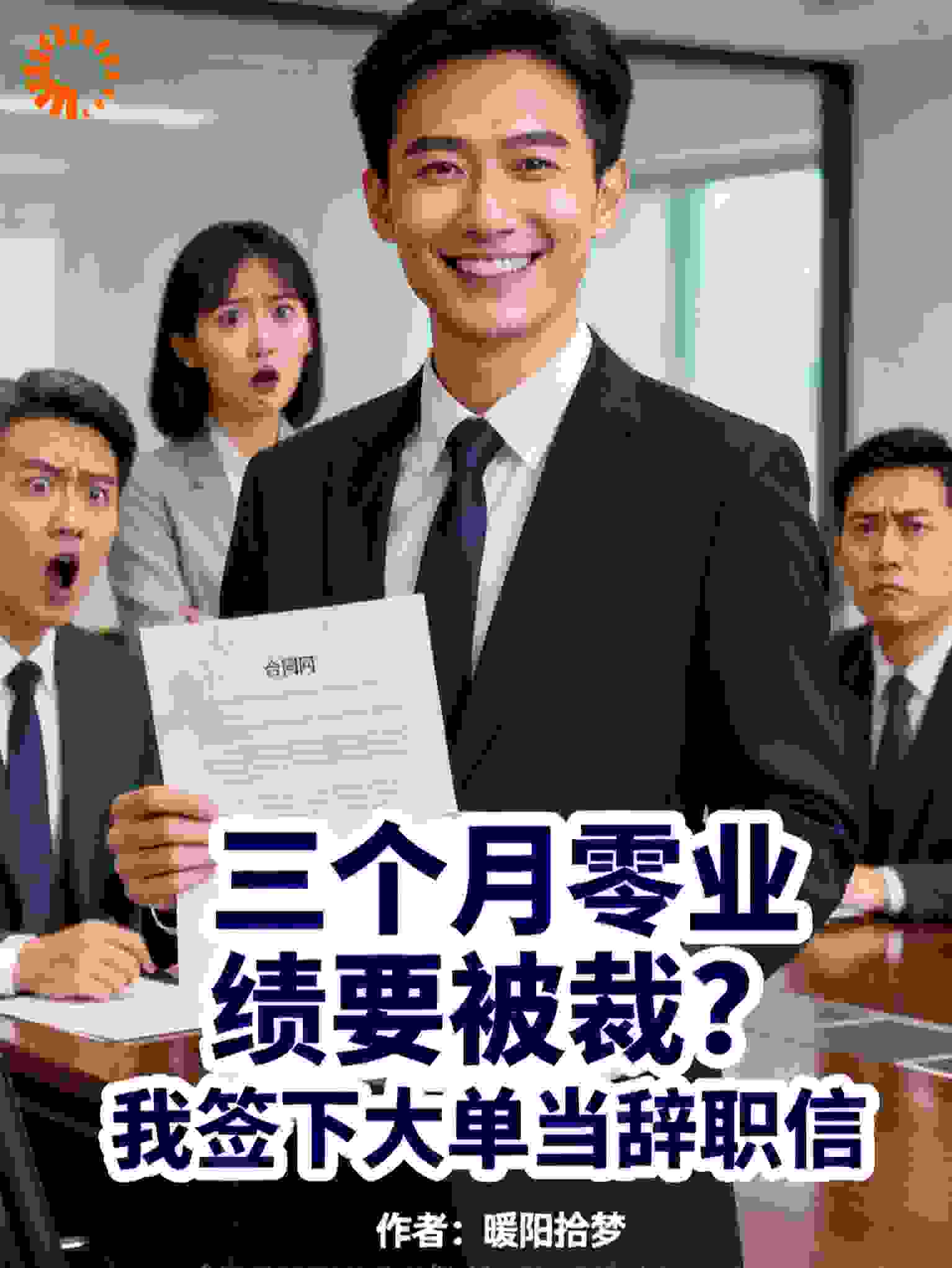 三个月零业绩要被裁？我签下大单当辞职信