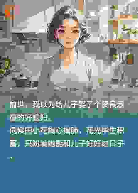 重活一世，我亲手送儿媳全家上路