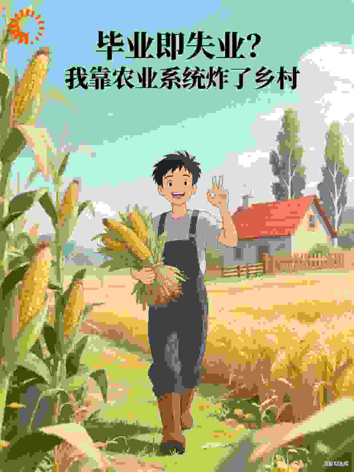 毕业即失业？我靠农业系统炸了乡村