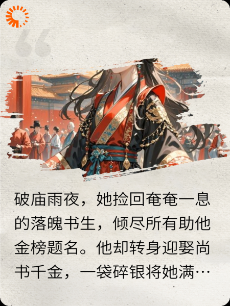 狐惑：状元郎背信弃义后，我转身投入摄政王怀中