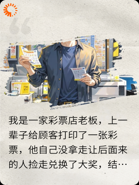 开彩票店的我中了大奖