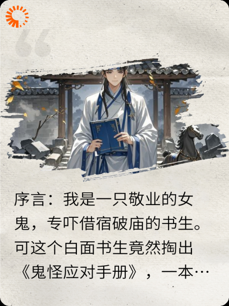 把怕鬼的书生吓哭之后