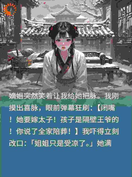 刚摸出喜脉，嫡姐就想灭口？我反手送她大婚神秘大礼