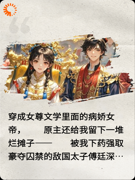 穿成女帝后，和竹马he了