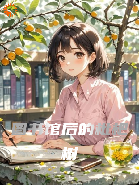 图书馆后的枇杷树