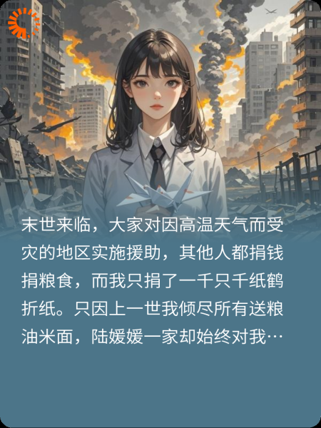 末世缺粮援助，我捐一千只千纸鹤