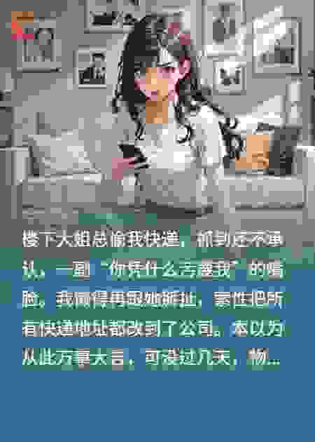 偷快递的楼下大姐，把我告了