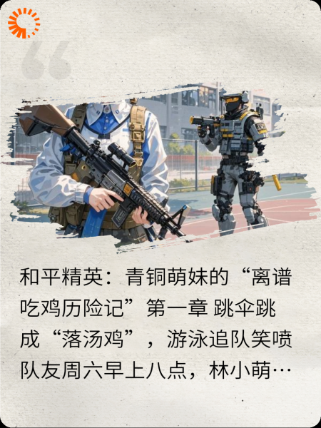 和平精英:青铜萌妹吃鸡记