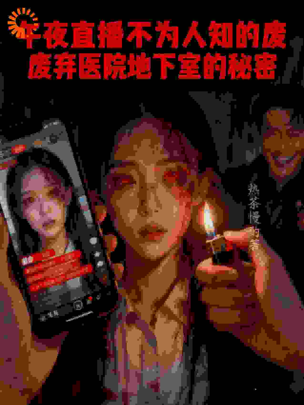 午夜直播不为人知的废弃医院地下室的秘密