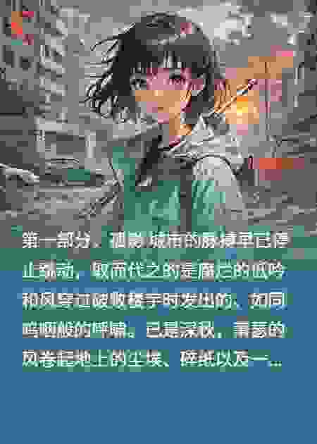 废墟中的鸢尾花