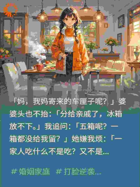 五箱车厘子被送走，我反手让婆家悔断肠
