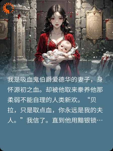 吸血鬼王用我的血豢养新欢后，他家族倾覆