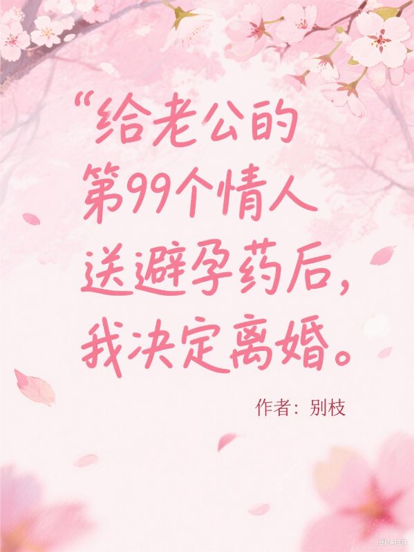 给老公的第99个情人送避孕药后，我决定离婚
