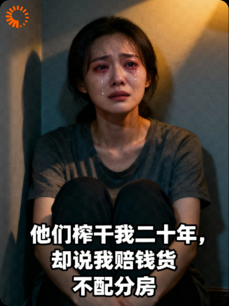 他们榨干我二十年，却说我赔钱货不配分房