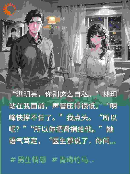 纪念日当天，老婆要我给她竹马捐肾
