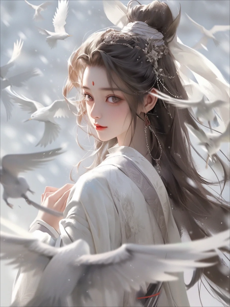 终无一人再似我