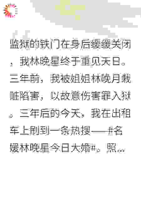入狱三年，姐姐替我活成了名媛