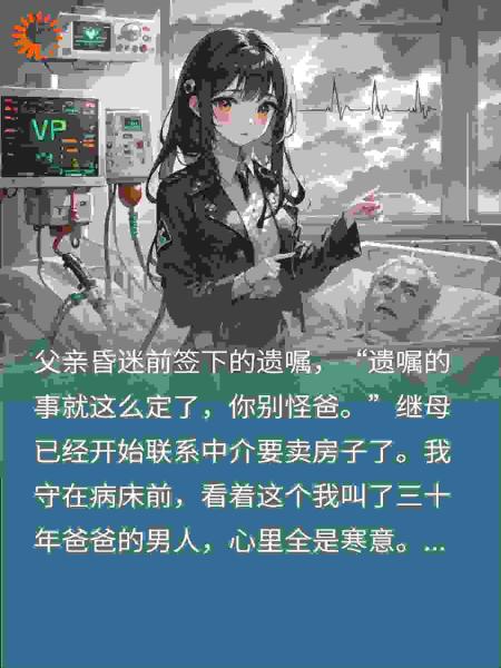 5千万遗产全给继子？我爸病危后，跪求我拔他氧气管