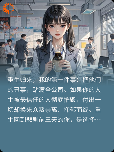 重生72小时：我把仇人丑事贴满公司光宗耀祖