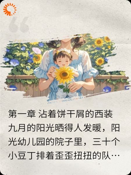 幼儿园门口的向日葵