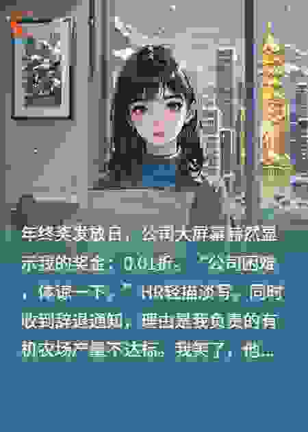 说好的十万年终奖变十块？我反手掏出有机认证