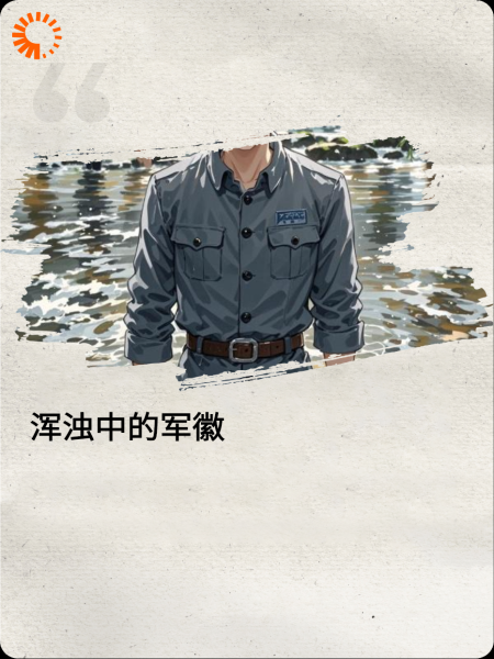 浑浊中的军徽