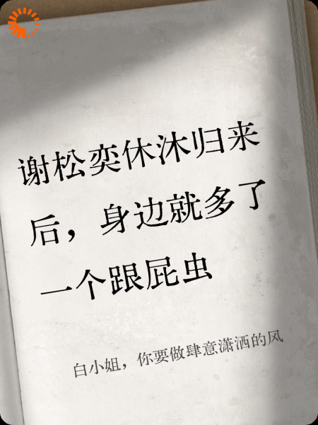 白小姐，你要做肆意潇洒的风