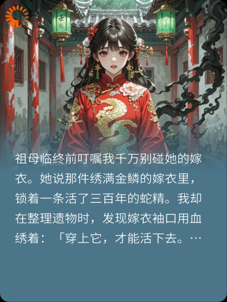 蛇嫁衣：血色契约与三百年妖邪冥婚